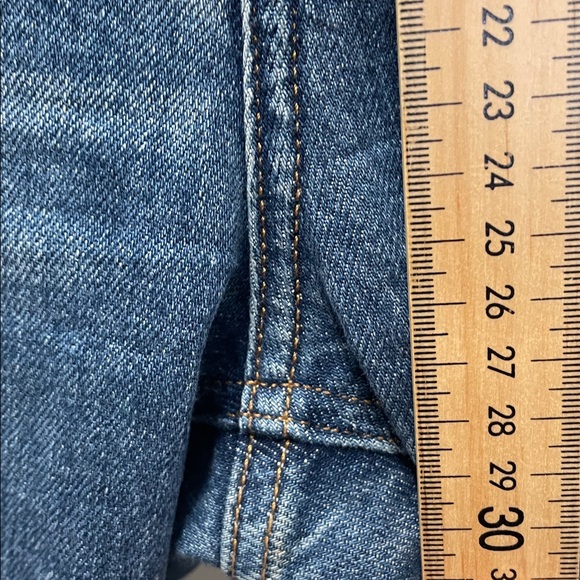 Aritzia - Denim Forum - Arlo High Rise Straight Denim Jeans - Blue - 27x28 - Picture 11 of 14